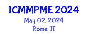 International Conference on Mining, Mineral Processing and Metallurgical Engineering (ICMMPME) May 02, 2024 - Rome, Italy