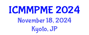 International Conference on Mining, Mineral Processing and Metallurgical Engineering (ICMMPME) November 18, 2024 - Kyoto, Japan