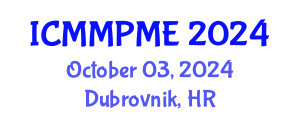 International Conference on Mining, Mineral Processing and Metallurgical Engineering (ICMMPME) October 03, 2024 - Dubrovnik, Croatia