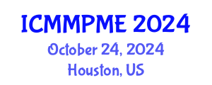 International Conference on Mining, Mineral Processing and Metallurgical Engineering (ICMMPME) October 24, 2024 - Houston, United States