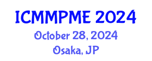 International Conference on Mining, Mineral Processing and Metallurgical Engineering (ICMMPME) October 28, 2024 - Osaka, Japan