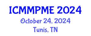 International Conference on Mining, Mineral Processing and Metallurgical Engineering (ICMMPME) October 24, 2024 - Tunis, Tunisia