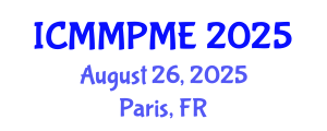 International Conference on Mining, Mineral Processing and Metallurgical Engineering (ICMMPME) August 26, 2025 - Paris, France