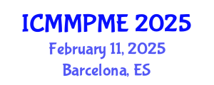 International Conference on Mining, Mineral Processing and Metallurgical Engineering (ICMMPME) February 11, 2025 - Barcelona, Spain