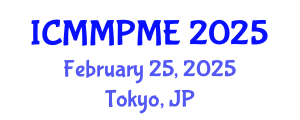 International Conference on Mining, Mineral Processing and Metallurgical Engineering (ICMMPME) February 25, 2025 - Tokyo, Japan