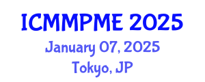 International Conference on Mining, Mineral Processing and Metallurgical Engineering (ICMMPME) January 07, 2025 - Tokyo, Japan