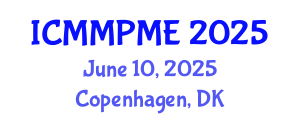 International Conference on Mining, Mineral Processing and Metallurgical Engineering (ICMMPME) June 10, 2025 - Copenhagen, Denmark