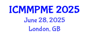 International Conference on Mining, Mineral Processing and Metallurgical Engineering (ICMMPME) June 28, 2025 - London, United Kingdom