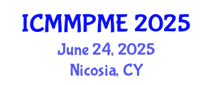 International Conference on Mining, Mineral Processing and Metallurgical Engineering (ICMMPME) June 24, 2025 - Nicosia, Cyprus