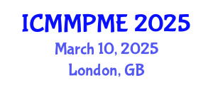 International Conference on Mining, Mineral Processing and Metallurgical Engineering (ICMMPME) March 10, 2025 - London, United Kingdom