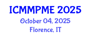International Conference on Mining, Mineral Processing and Metallurgical Engineering (ICMMPME) October 04, 2025 - Florence, Italy