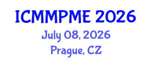 International Conference on Mining, Mineral Processing and Metallurgical Engineering (ICMMPME) July 08, 2026 - Prague, Czechia