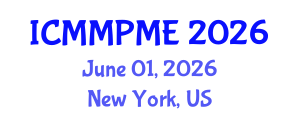 International Conference on Mining, Mineral Processing and Metallurgical Engineering (ICMMPME) June 01, 2026 - New York, United States International Conference on Mining, Mineral Processing and Metallurgical Engineering (ICMMPME) June 01, 2026 - New York, United States