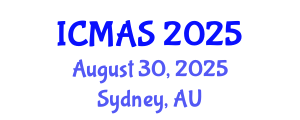 International Conference on Mobile Application Security (ICMAS) August 30, 2025 - Sydney, Australia