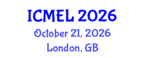 International Conference on Mobile Education and Learning (ICMEL) October 21, 2026 - London, United Kingdom