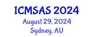 International Conference on Mobile Systems, Applications and Services (ICMSAS) August 29, 2024 - Sydney, Australia