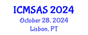 International Conference on Mobile Systems, Applications and Services (ICMSAS) October 28, 2024 - Lisbon, Portugal