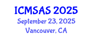 International Conference on Mobile Systems, Applications and Services (ICMSAS) September 23, 2025 - Vancouver, Canada