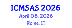 International Conference on Mobile Systems, Applications and Services (ICMSAS) April 08, 2026 - Rome, Italy