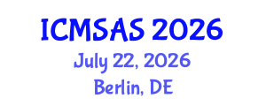 International Conference on Mobile Systems, Applications and Services (ICMSAS) July 22, 2026 - Berlin, Germany