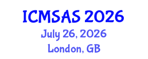 International Conference on Mobile Systems, Applications and Services (ICMSAS) July 26, 2026 - London, United Kingdom