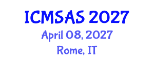 International Conference on Mobile Systems, Applications and Services (ICMSAS) April 08, 2027 - Rome, Italy International Conference on Mobile Systems, Applications and Services (ICMSAS) April 08, 2027 - Rome, Italy