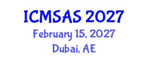 International Conference on Mobile Systems, Applications and Services (ICMSAS) February 15, 2027 - Dubai, United Arab Emirates