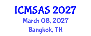 International Conference on Mobile Systems, Applications and Services (ICMSAS) March 08, 2027 - Bangkok, Thailand