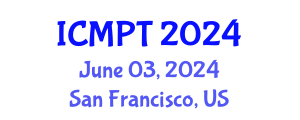International Conference on Modalities in Physical Therapy (ICMPT) June 03, 2024 - San Francisco, United States