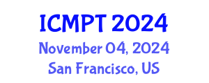 International Conference on Modalities in Physical Therapy (ICMPT) November 04, 2024 - San Francisco, United States
