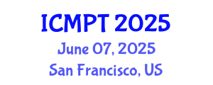 International Conference on Modalities in Physical Therapy (ICMPT) June 07, 2025 - San Francisco, United States