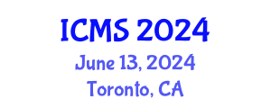 International Conference on Modeling and Simulation (ICMS) June 13, 2024 - Toronto, Canada