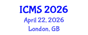 International Conference on Modeling and Simulation (ICMS) April 22, 2026 - London, United Kingdom