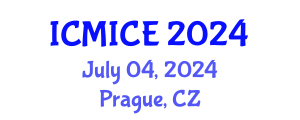 International Conference on Modelling, Identification and Control Engineering (ICMICE) July 04, 2024 - Prague, Czechia