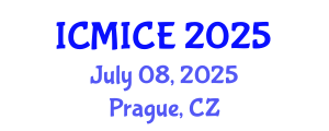 International Conference on Modelling, Identification and Control Engineering (ICMICE) July 08, 2025 - Prague, Czechia