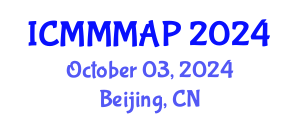 International Conference on Modelling, Monitoring and Management of Air Pollution (ICMMMAP) October 03, 2024 - Beijing, China