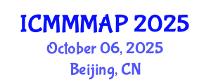International Conference on Modelling, Monitoring and Management of Air Pollution (ICMMMAP) October 06, 2025 - Beijing, China