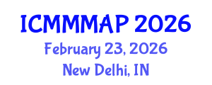 International Conference on Modelling, Monitoring and Management of Air Pollution (ICMMMAP) February 23, 2026 - New Delhi, India International Conference on Modelling, Monitoring and Management of Air Pollution (ICMMMAP) February 23, 2026 - New Delhi, India
