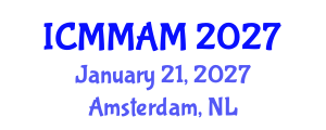 International Conference on Modern Medicine and Alternative Medicine (ICMMAM) January 21, 2027 - Amsterdam, Netherlands International Conference on Modern Medicine and Alternative Medicine (ICMMAM) January 21, 2027 - Amsterdam, Netherlands