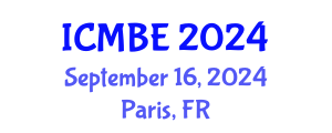 International Conference on Molecular Biology and Evolution (ICMBE) September 16, 2024 - Paris, France
