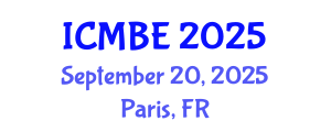 International Conference on Molecular Biology and Evolution (ICMBE) September 20, 2025 - Paris, France