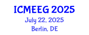 International Conference on Molecular Ecology and Evolutionary Genetics (ICMEEG) July 22, 2025 - Berlin, Germany