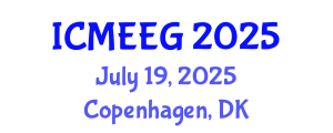 International Conference on Molecular Ecology and Evolutionary Genetics (ICMEEG) July 19, 2025 - Copenhagen, Denmark
