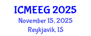 International Conference on Molecular Ecology and Evolutionary Genetics (ICMEEG) November 15, 2025 - Reykjavik, Iceland