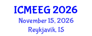 International Conference on Molecular Ecology and Evolutionary Genetics (ICMEEG) November 15, 2026 - Reykjavik, Iceland International Conference on Molecular Ecology and Evolutionary Genetics (ICMEEG) November 15, 2026 - Reykjavik, Iceland