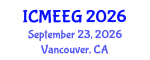 International Conference on Molecular Ecology and Evolutionary Genetics (ICMEEG) September 23, 2026 - Vancouver, Canada