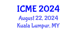 International Conference on Molecular Ecology (ICME) August 22, 2024 - Kuala Lumpur, Malaysia