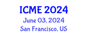 International Conference on Molecular Ecology (ICME) June 03, 2024 - San Francisco, United States