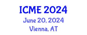 International Conference on Molecular Ecology (ICME) June 20, 2024 - Vienna, Austria
