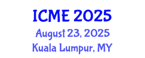 International Conference on Molecular Ecology (ICME) August 23, 2025 - Kuala Lumpur, Malaysia